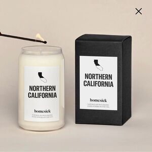 New! Homesick Northern California Soy Candle